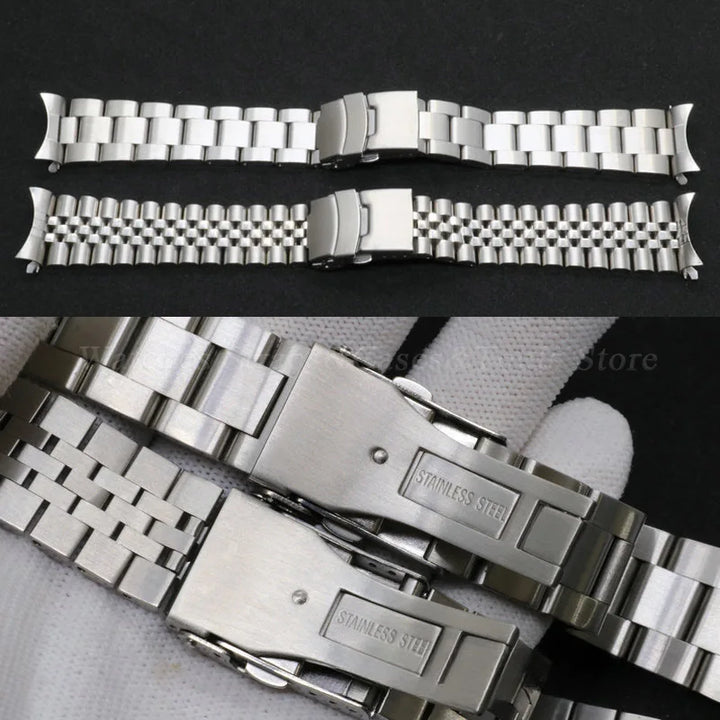 316L Stainless Steel Watch Strap for Seiko SKX Series – Oyster/Jubilee (20-22mm)