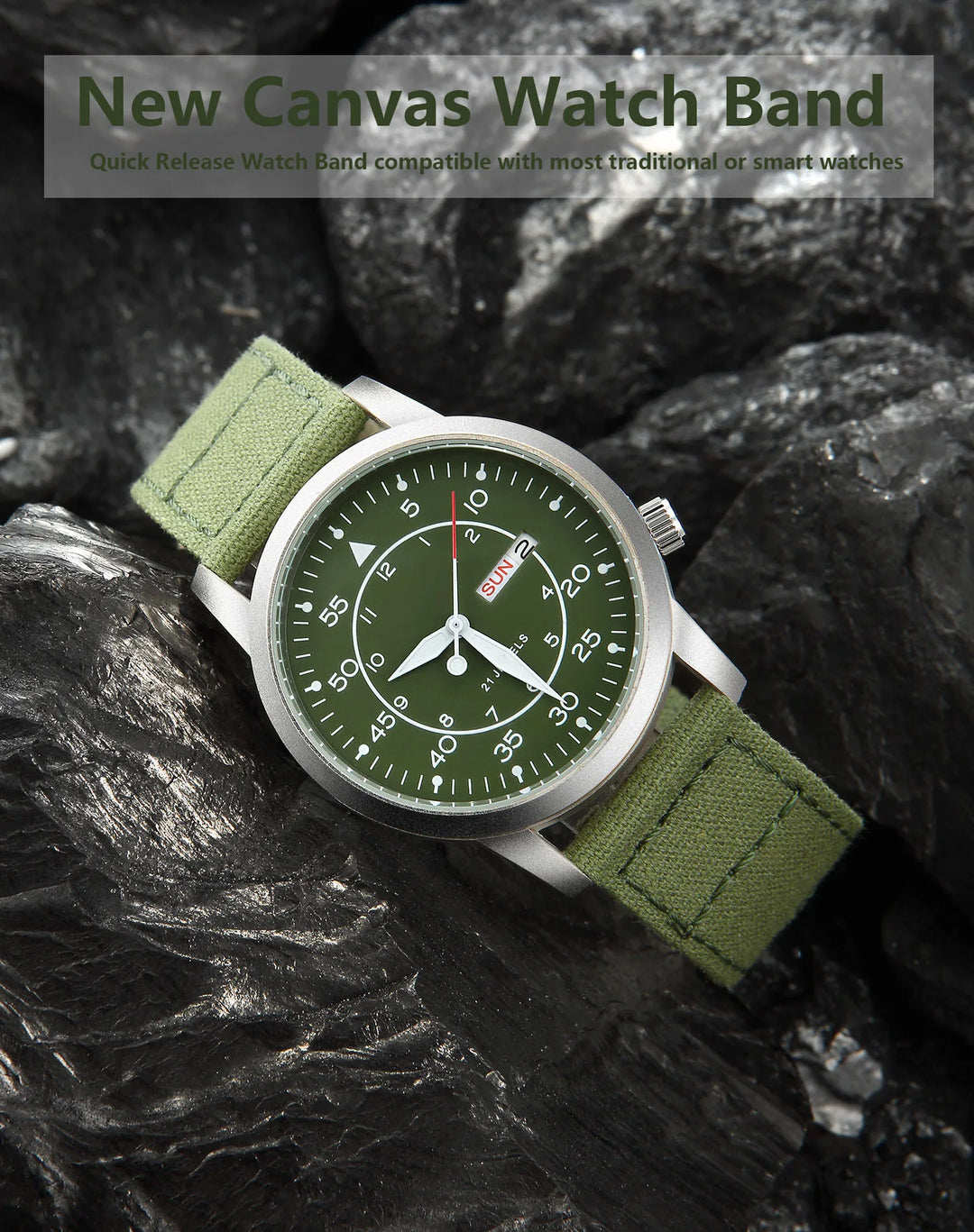SAMCO Canvas Strap 20–22mm Unisex