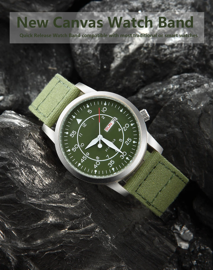 SAMCO Canvas Strap 20–22mm Unisex