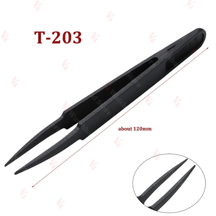 Carbon Fiber Watch Tweezers – Anti-Static Tool for Watch Repair