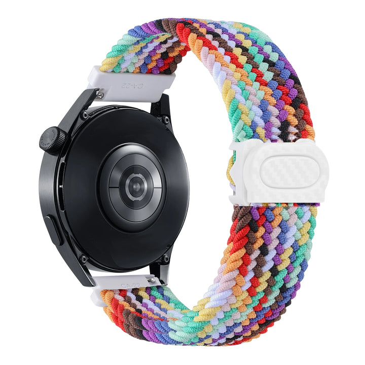 Nylon Braided Loop Watch Strap 20-22mm for Samsung Galaxy Watch & Huawei GT Series