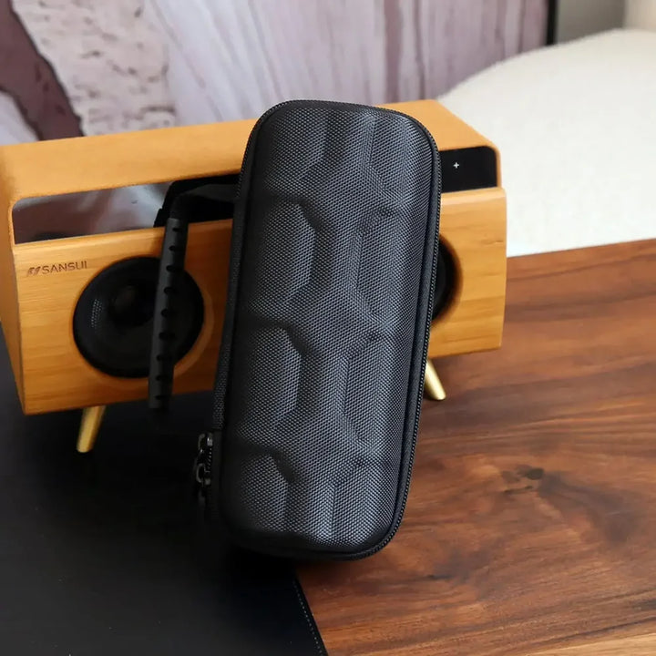 JUELONG Black Elegant Watch Box Organizer Portable Travel Case For Men and Women Ideal For Wristwatches & Smart Watches Collect