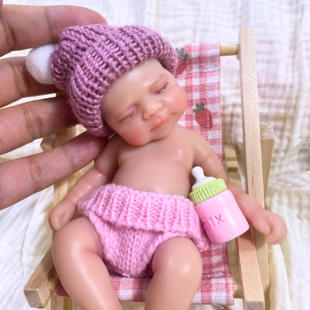 15 cm Mini Pascale Silicone Reborn Baby Doll