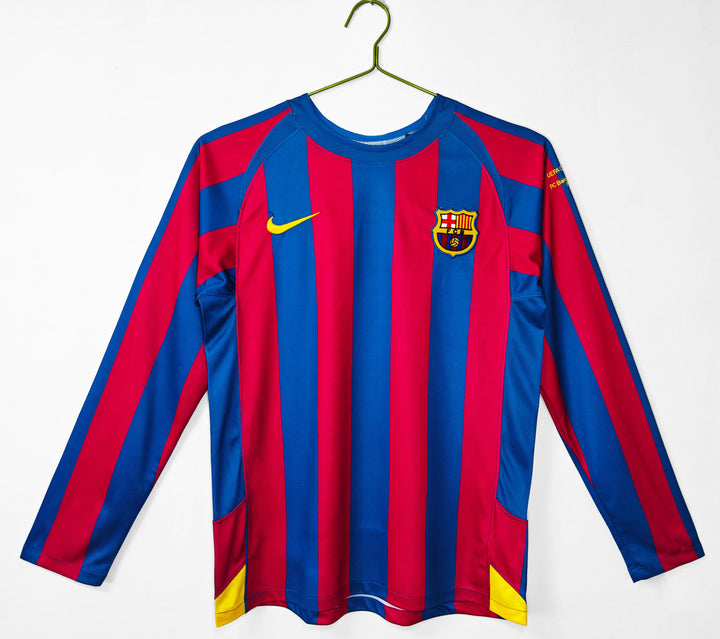 Barcelona 2005/06 Long Sleeve Home Shirt