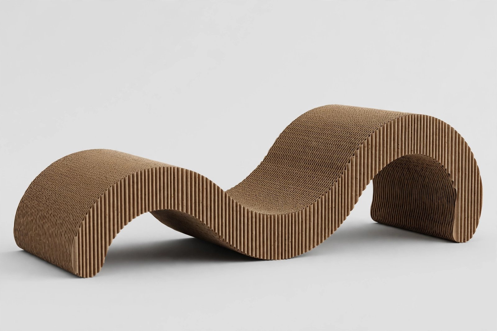 BEST PET SUPPLIES Catify Lounger wave-shaped cardboard cat scratcher