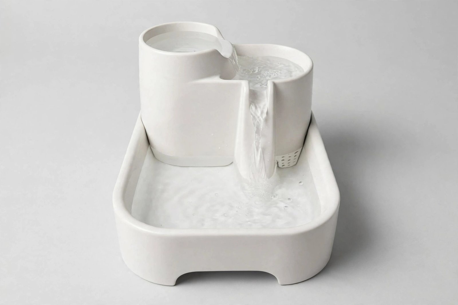 Cat Mate ceramic mini cat water fountain, 27 oz