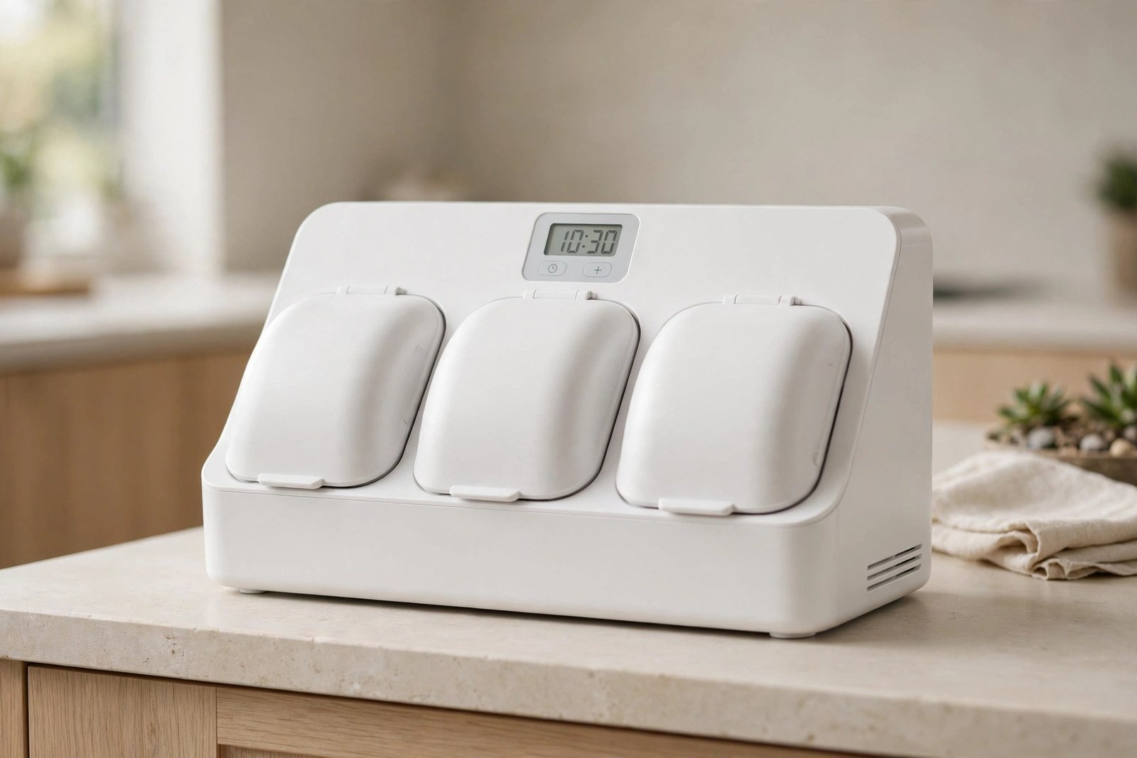Cat Mate C300 automatic feeder with three compartments