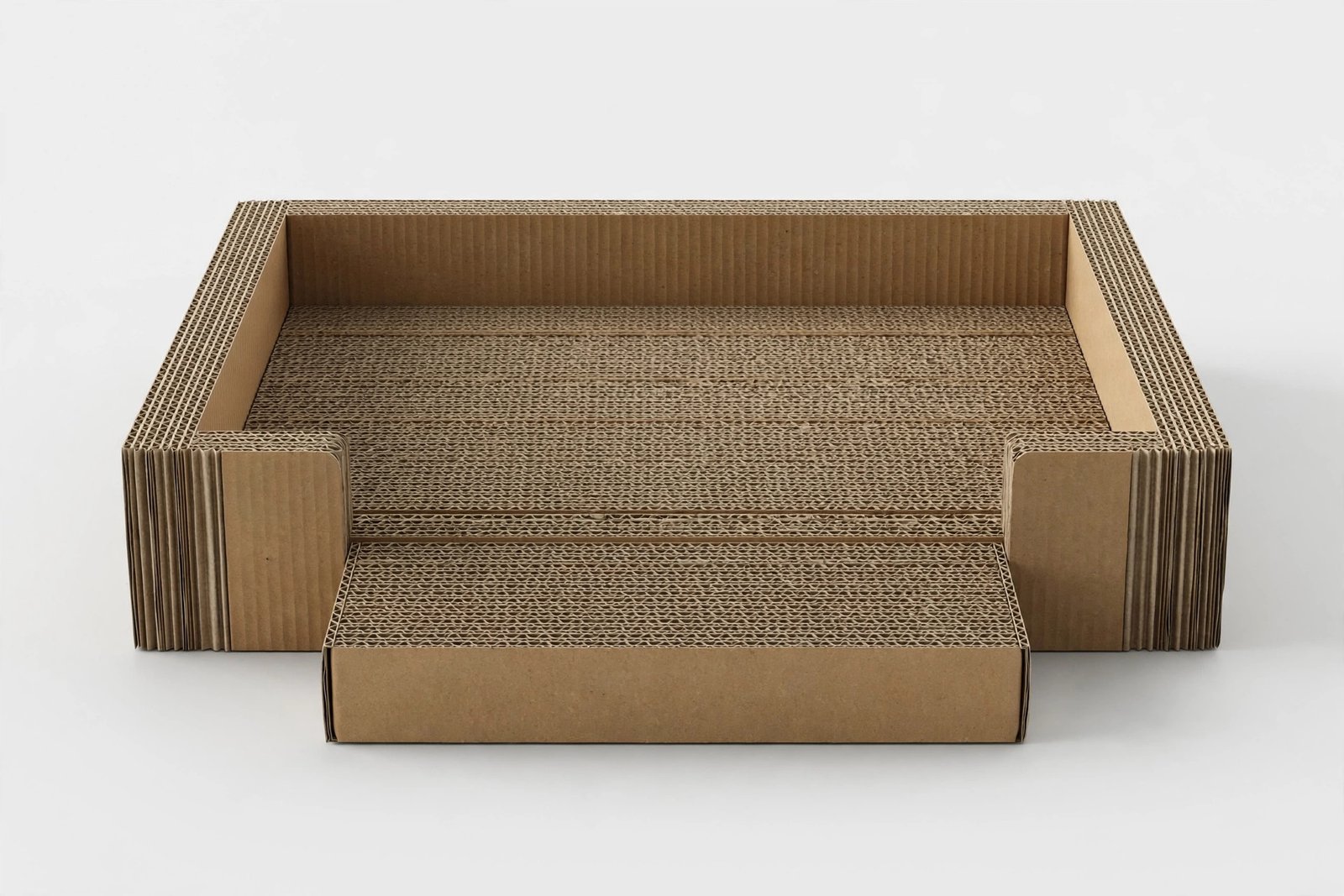 Frisco step-in corrugated cat scratcher lounger