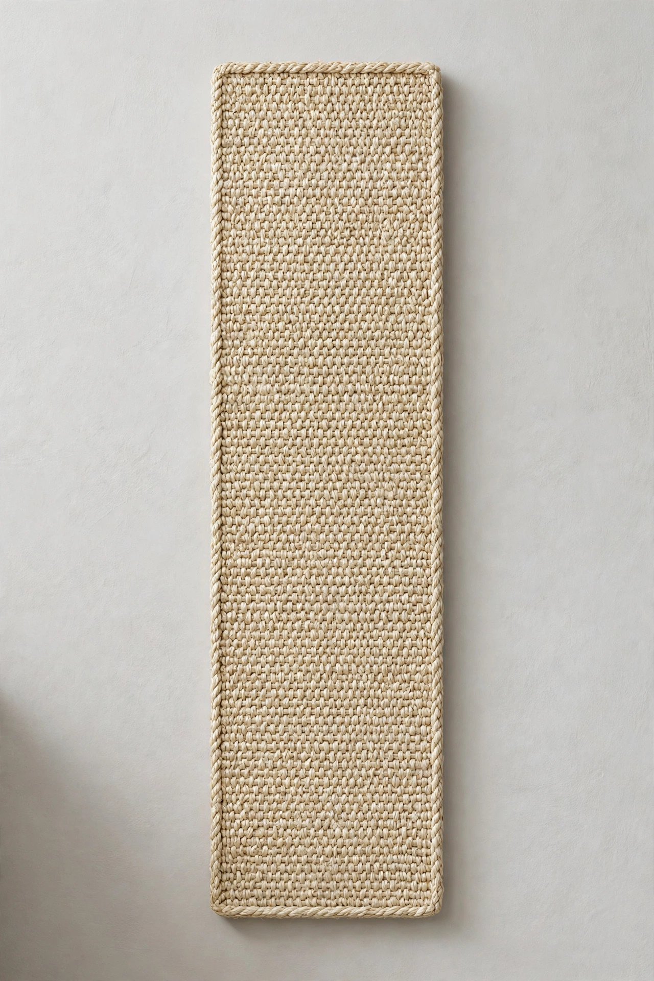 Frisco wall-mounted sisal cat scratcher, cream, large