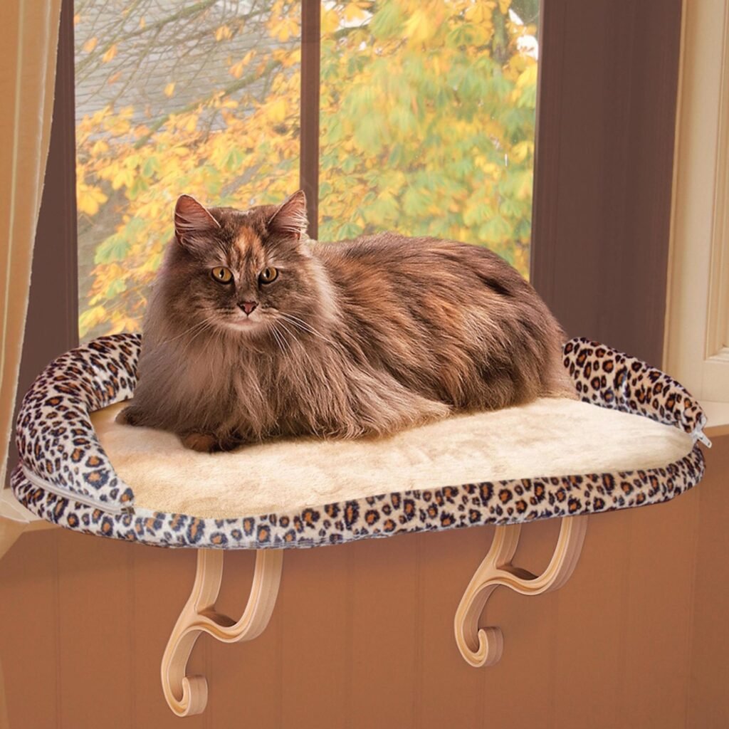 K&H Deluxe Kitty Sill, Leopard