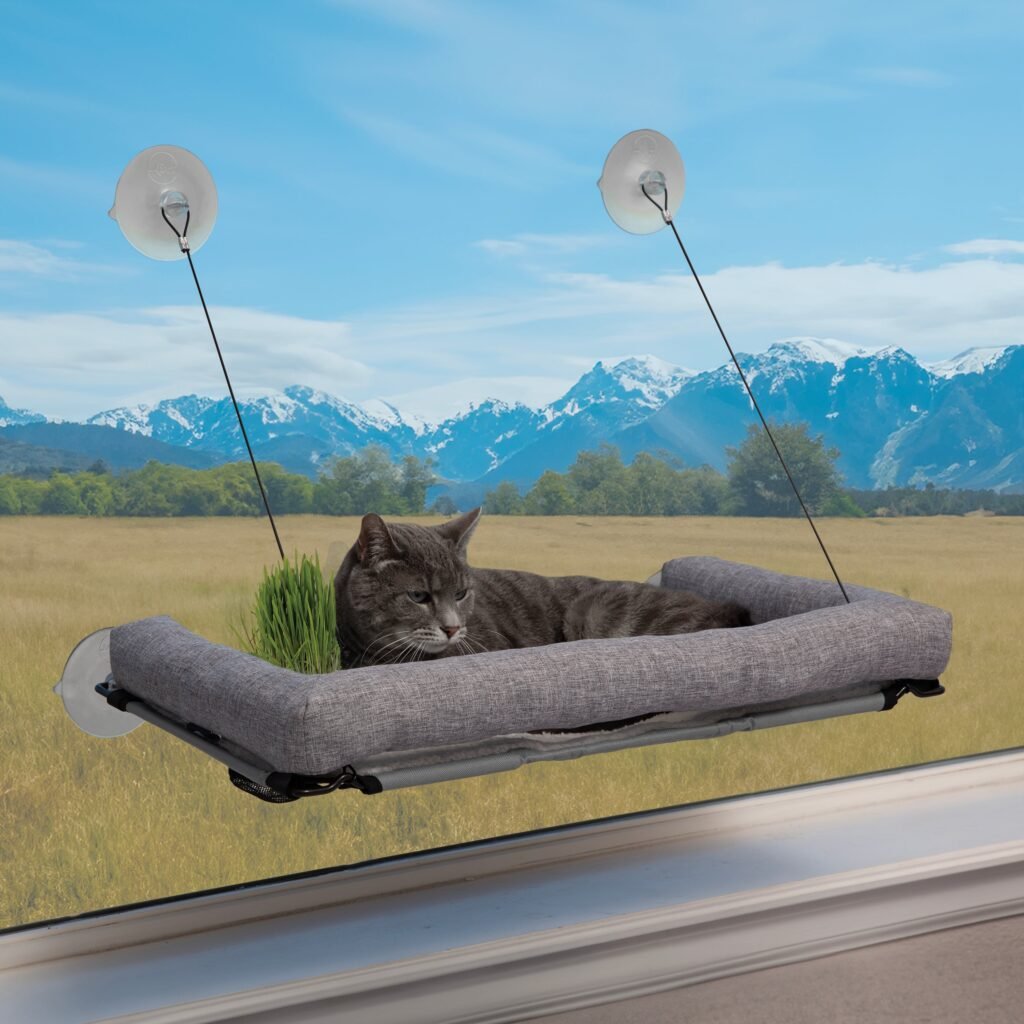 K&H EZ Mount Deluxe with Cat Grass Station