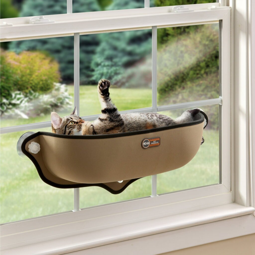 K&H EZ Mount Kitty Sill, Tan
