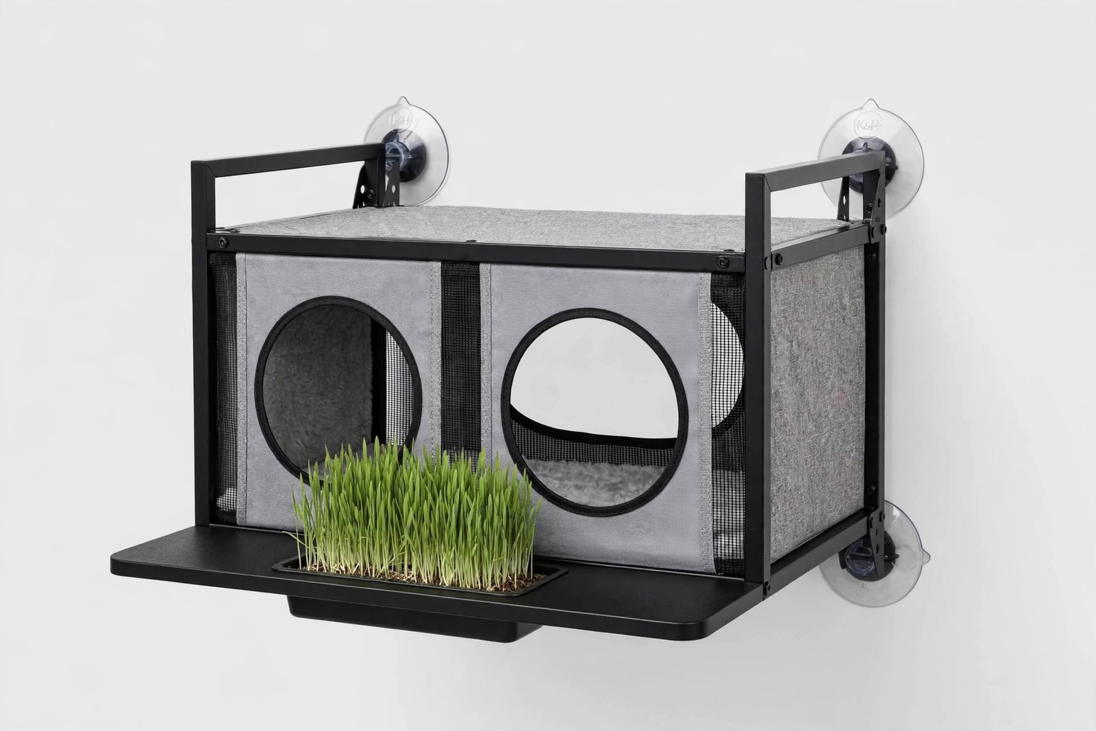 K&H EZ Mount Penthouse window perch with grass station