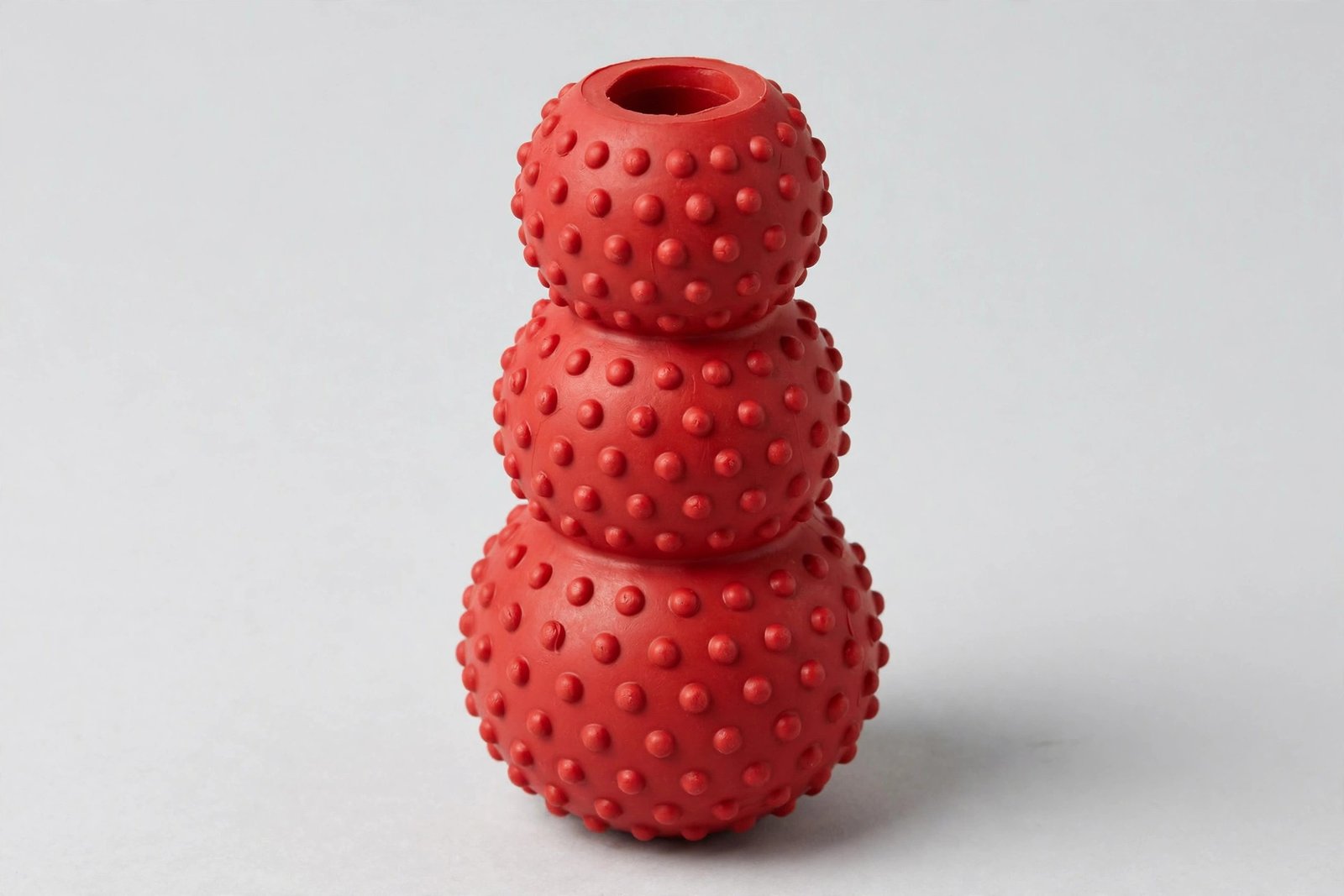 Red rubber KONG Classic dog toy, small size