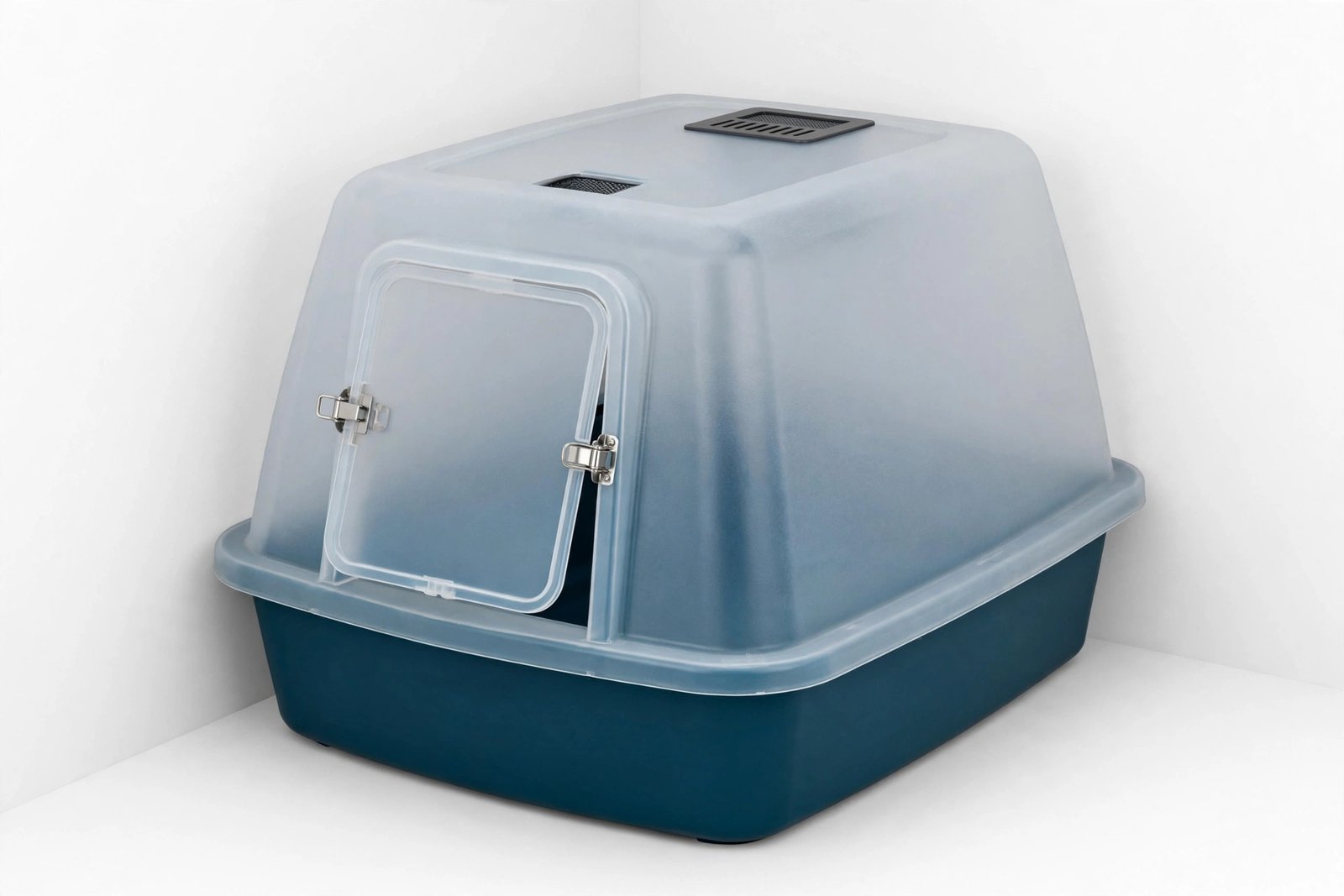 Nature's Miracle hooded corner multi-cat litter box with charcoal filter