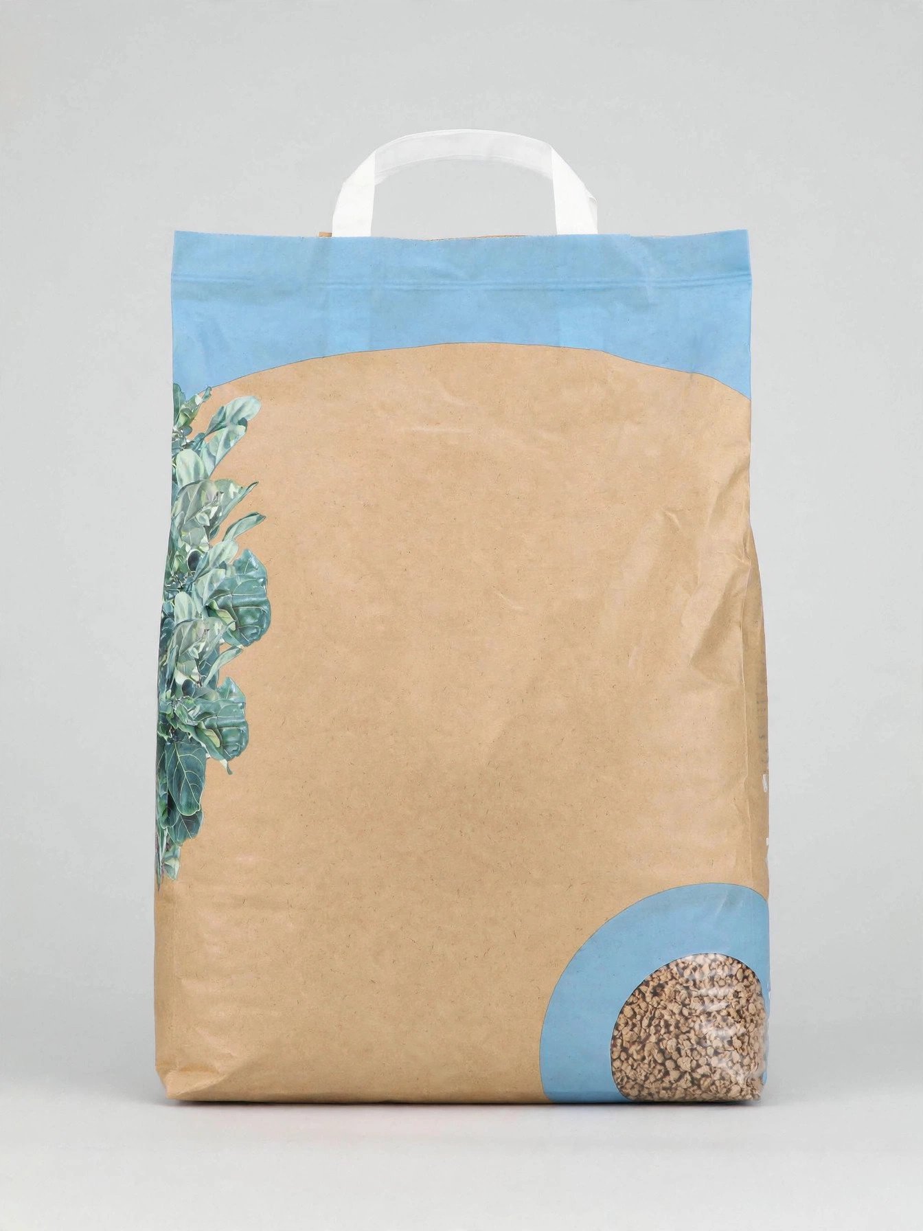 okocat Original Premium Wood clumping cat litter bag on a neutral studio background