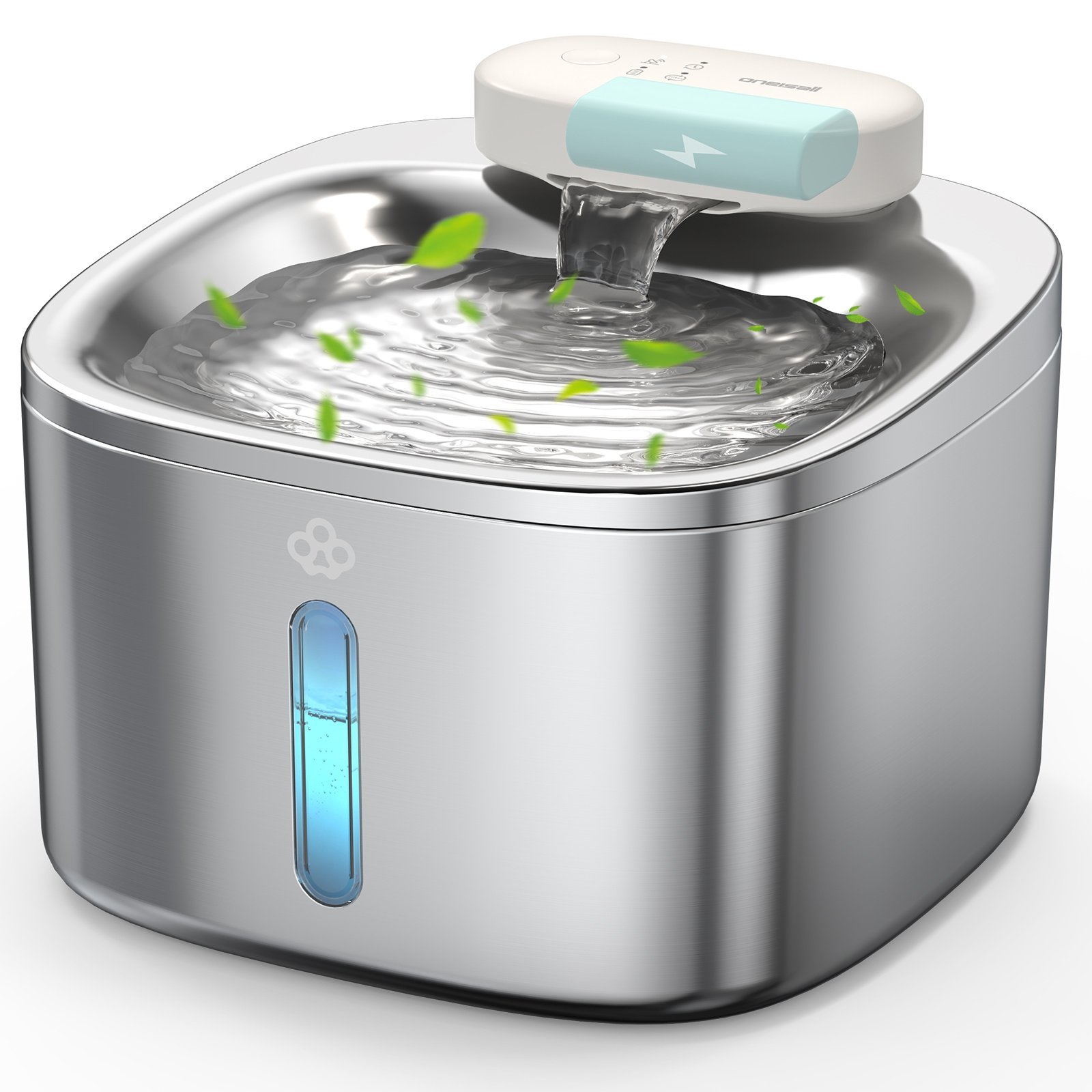 ONEISALL PW04 wireless battery-operated cat water fountain