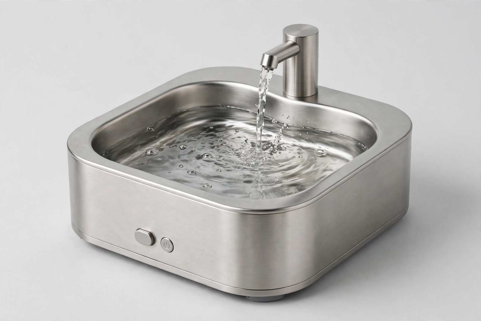 PawsPik BOSS-01 stainless steel cat water fountain