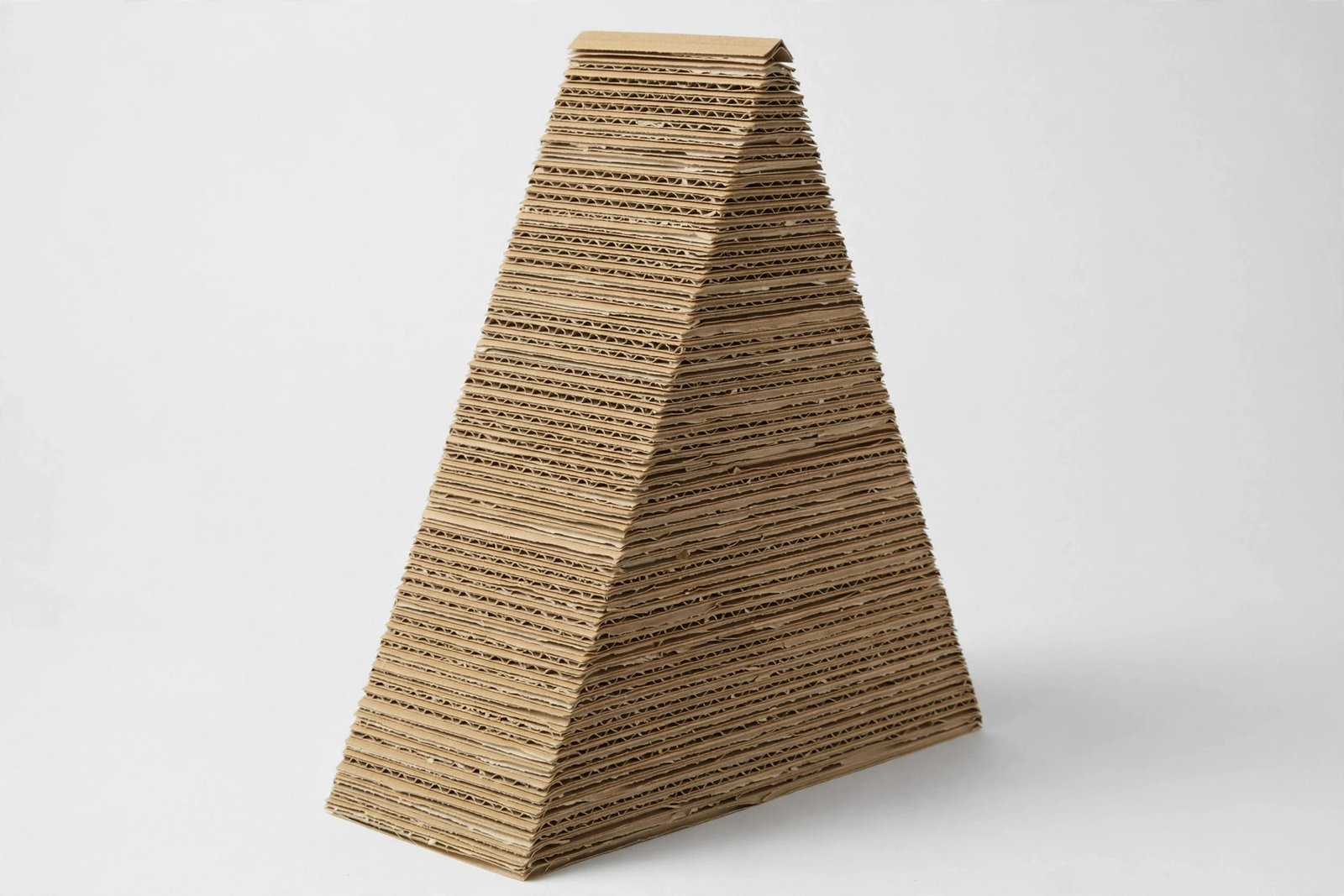 PetFusion vertical triangular cardboard cat scratcher