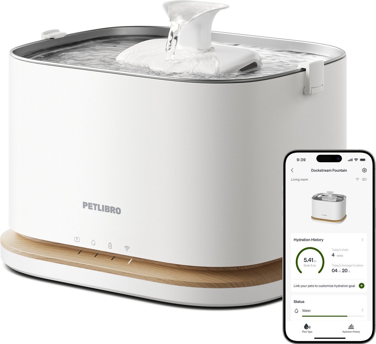 PETLIBRO Dockstream 2 cordless cat water fountain