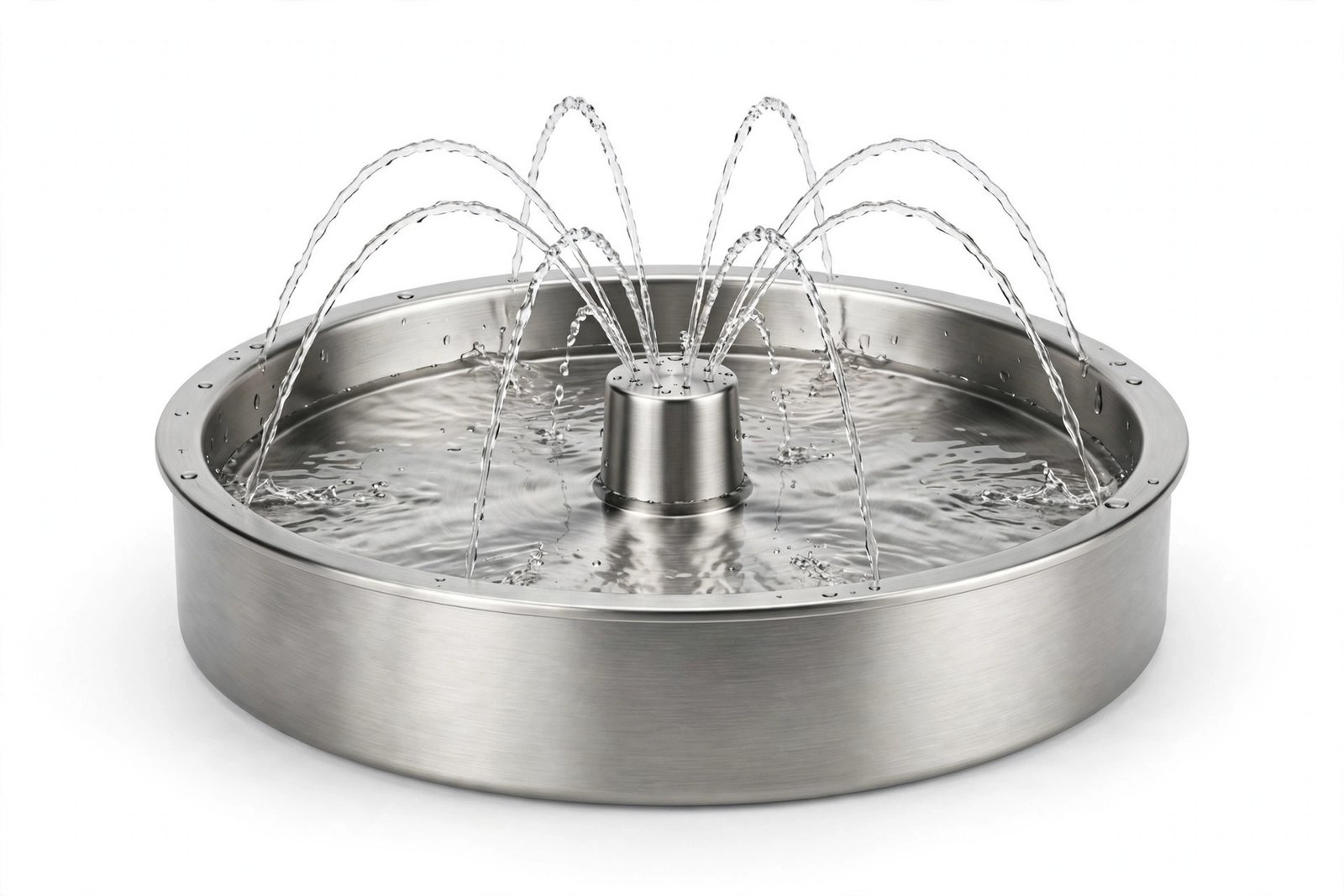 PetSafe Drinkwell 360 stainless steel pet fountain with multi-direction water streams