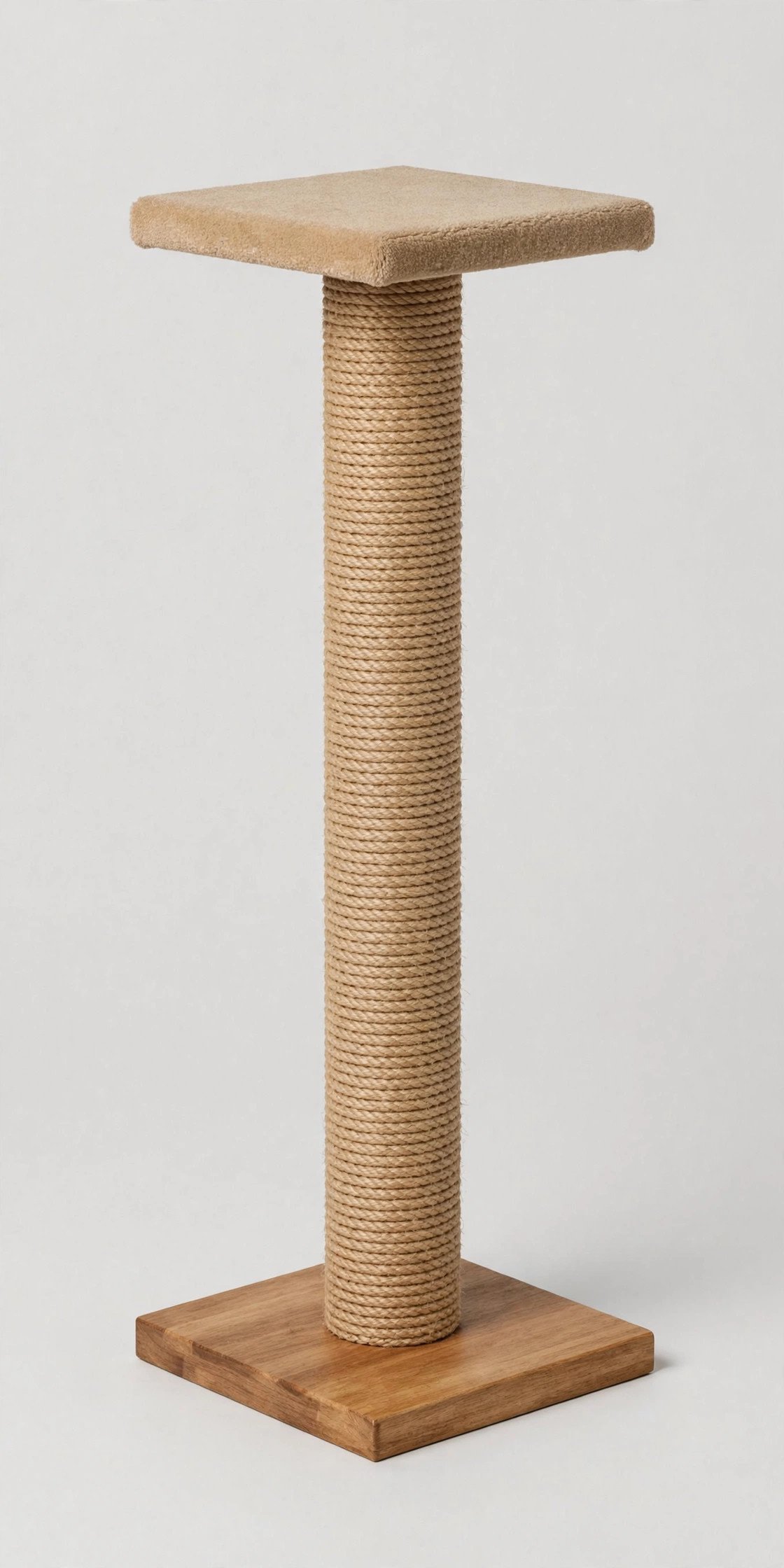 Prestige Cat Trees 32-inch solid wood cat scratching post with sleeper perch