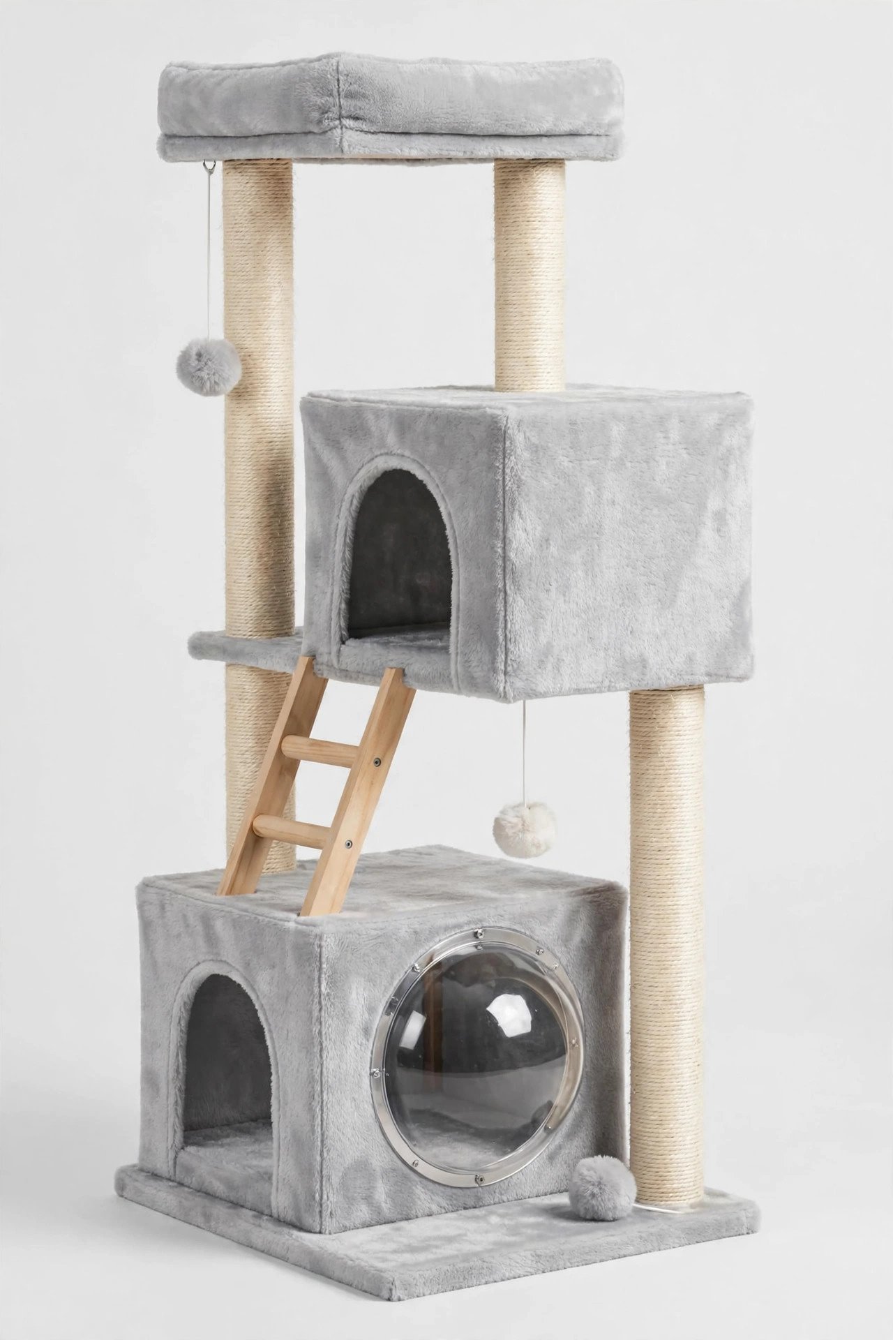 Yaheetech 35.5-inch cat tree with space capsule window